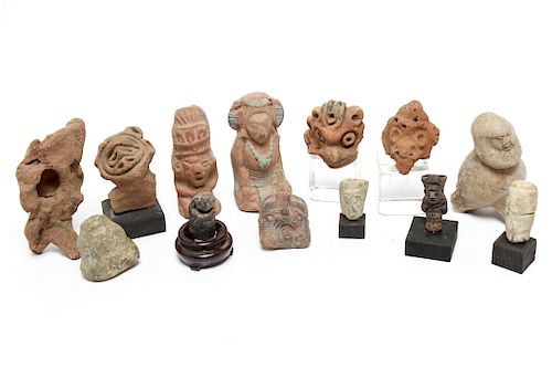 Pre-Columbian & Pre-Columbian-Manner Pottery Pcs