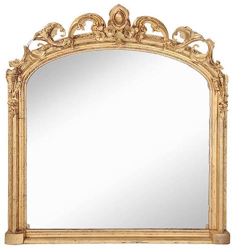 Louis Philippe Gilt Overmantle Mirror
