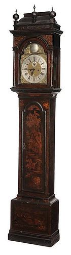 Queen Anne Japanned Tall Case