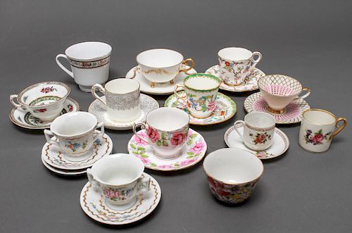 Continental & Asian Teacups & Demitasse Cups, 24
