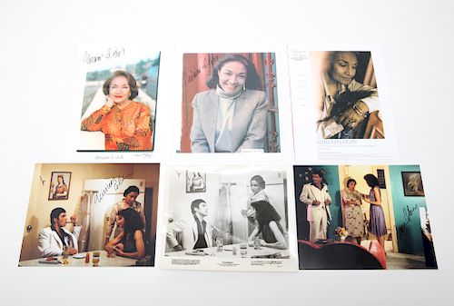 Miriam Colon Signed Photographs incl. Scarface, 6