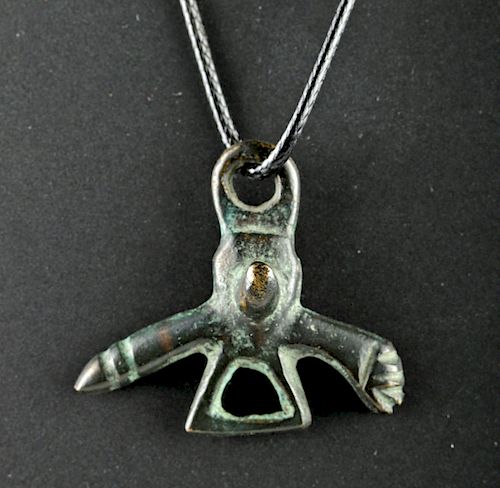 Ancient Roman Bronze Phallus Amulet