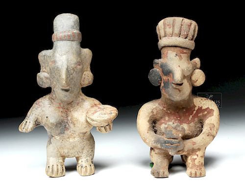 Jalisco Pottery Sheepface Pair - Male & Female