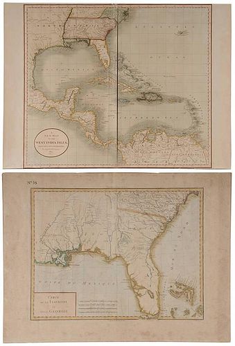 Two Maps, Southeast and West Indies