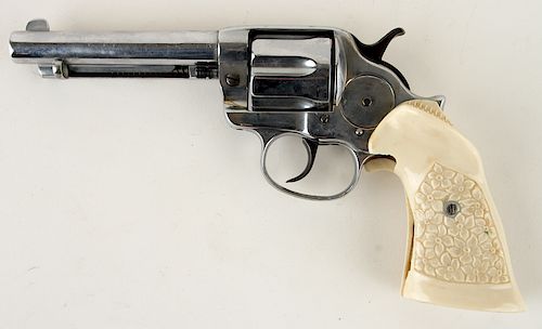 COLD DOUBLE ACTION FRONTIER SIX SHOOTER C.1890