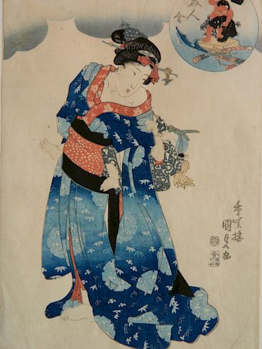 Toyokuni III Utagawa woodblock