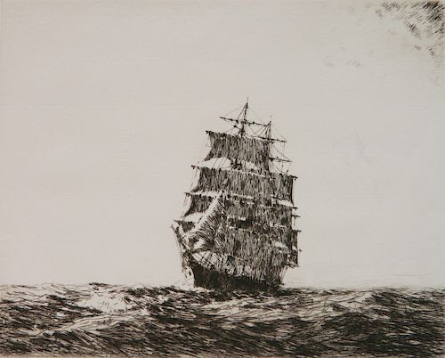 Arthur Briscoe etching