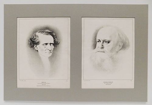 Felix Edouard Vallotton 2 lithographs