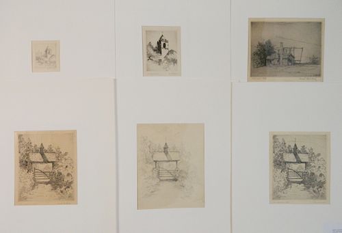 Ernest Melchert drawings and prints