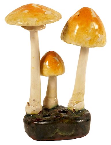 Ernst & Alma Lorenzen Mushroom 5.25" H