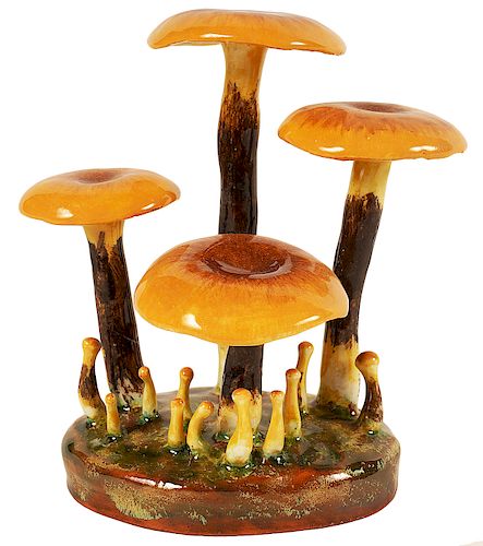 Lorenzen 'Collybia Velutipes' Mushroom 4.25" H