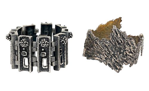 Guy Vidal 'Bark' & 'Windows & Urchins' Bracelets