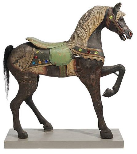 Fine Paint Decorated Carousel Horse