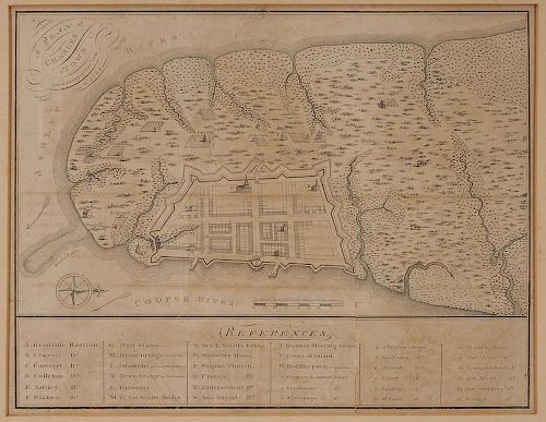 Early 19th Century Map of Charleston