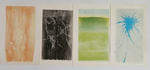 4 Michael Rothenstein woodcuts