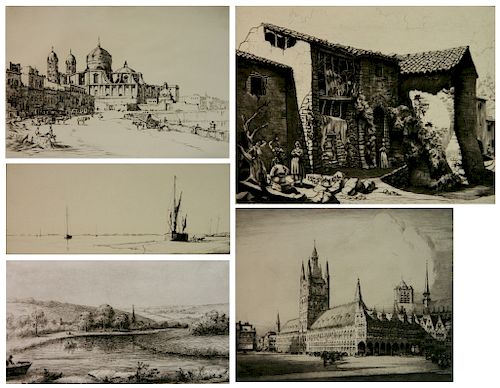 5 British prints