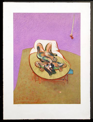 AFTER FRANCIS BACON OHNE TITEL COLOR LITHOGRAPH