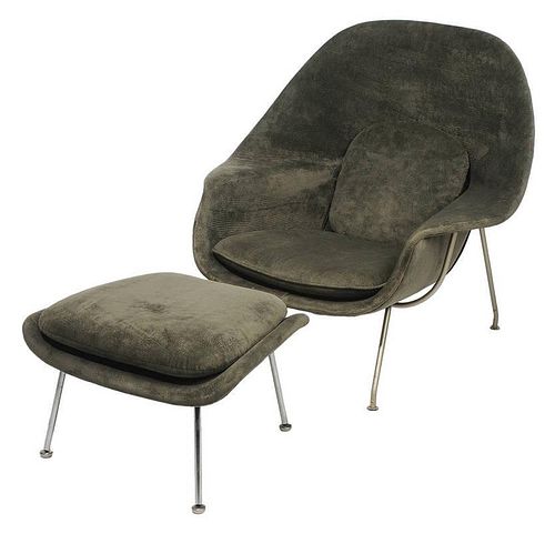 Knoll Upholstered Womb Chair and