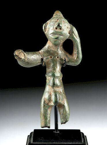 Syro Hittite Leaded Bronze Figure - Baal