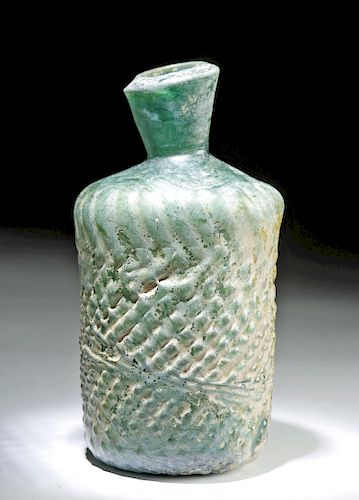 Islamic Glass Bottle - Textured Surface