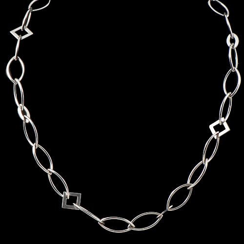 Leo Frank & Sons White Gold Necklace