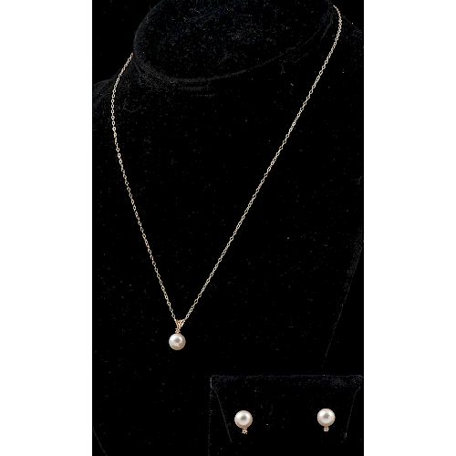 Cultured Pearl Jewelry in 14k Gold, PLUS