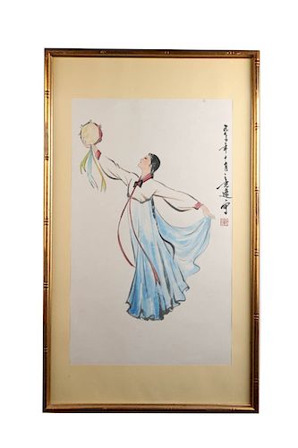 YANG ZHIGUANG (1930-2016), DANCING LADY