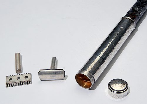 Silver Shave Cane