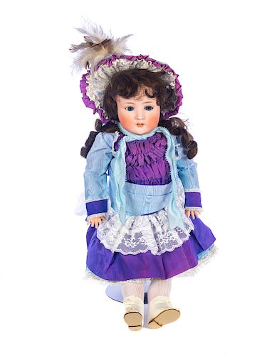 24" Germany SpbH 914 10 Doll with Open Mouth and Blinking Eyes