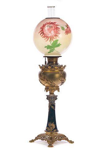 Victorian Bradley & Hubbard GWTW Banquet Lamp
