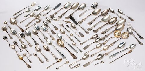 Miscellaneous group of sterling silver flatware