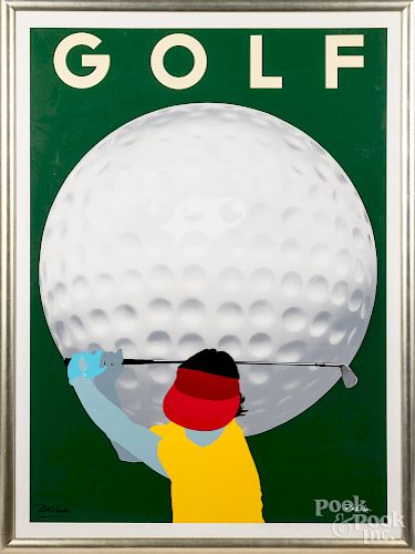 Gerard Razzia Golf poster