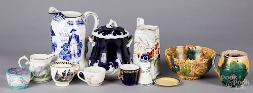 Miscellaneous pottery and porcelain