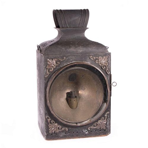 A rare 19th century railroad engine lantern.