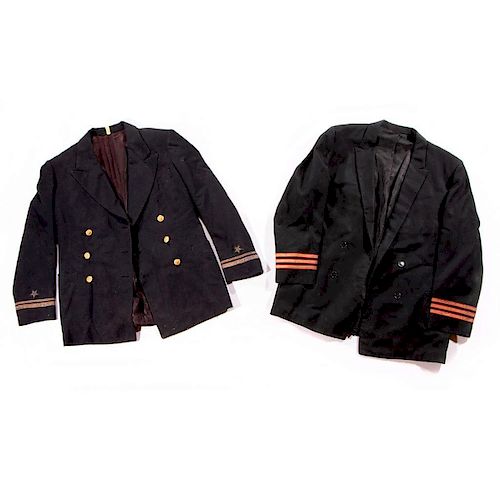 Two WWII US Navy coats.