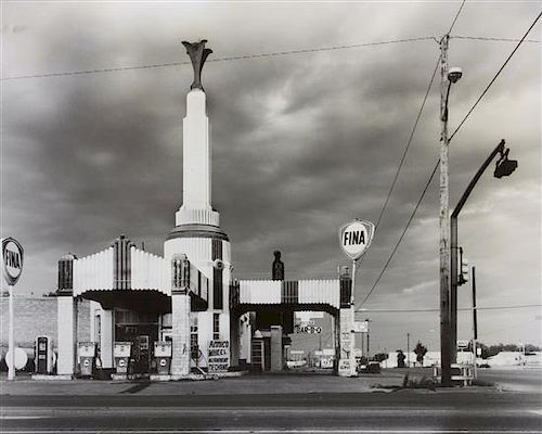 Quinta Scott, (American, 20th century), Tower Station, Route 66: Shamrock, TX, 1981