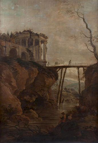 * After Hubert Robert, (French, 1733-1808), Landscape