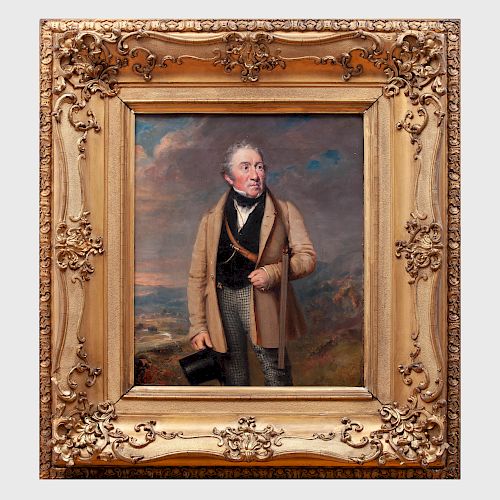 John Fleming (1792-1845): Portrait Esquire Galcarie Glasgow