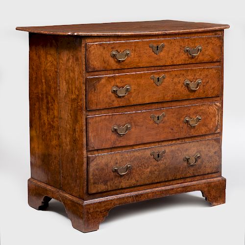 Fine George II Yewood  Chest of Drawers