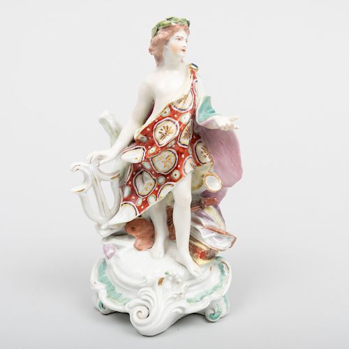 Derby Porcelain Figure of Apollo