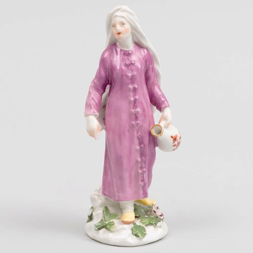 Small Meissen Porcelain Figure of a Water Carrier