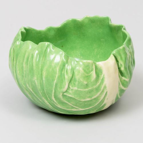 Dodi Thayer Porcelain 'Lettuce' Sugar Bowl