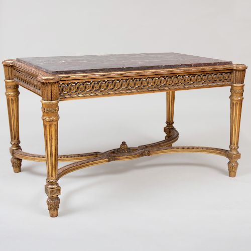 Italian Neoclassical Style Giltwood Center Table