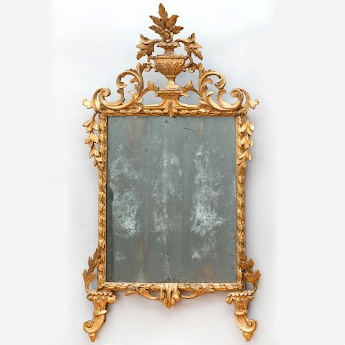 Italian Neoclassical Giltwood Mirror