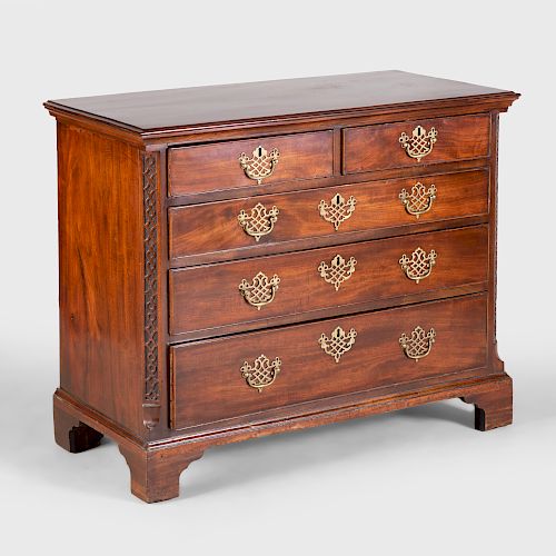 Small George III Mahogany Chest of Drawers