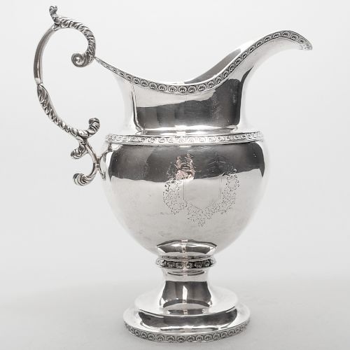 American Silver Pitcher