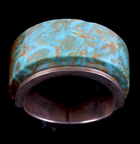 Navajo Royston Turquoise Silver Ring