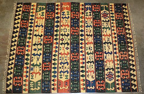 Eastern Antolian Van Tribal Kilim Rug c. 1900-