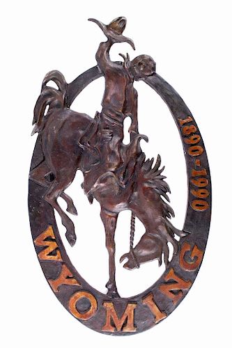 Wyoming Centennial Medallion by George Northup
