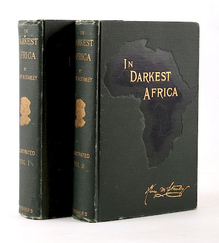 In Darkest Africa by H.M. Stanley First Ed. 1890